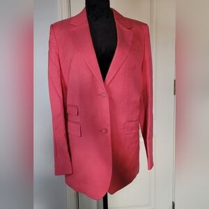 THE KOOPLES Single Breasted Pink Blazer. NWT Sz US 6 MSRP $555
